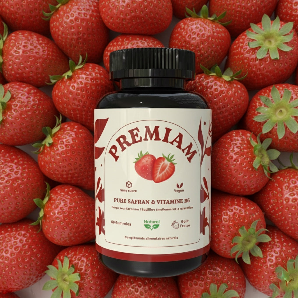 PURE SAFRAN – Gummies Sérénité & Humeur stable 🌸