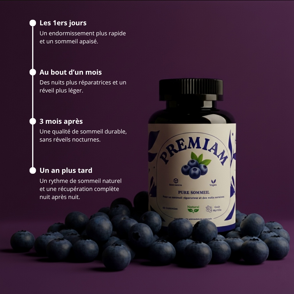 PURE SOMMEIL – Gummies Endormissement naturel & réparateur 💤
